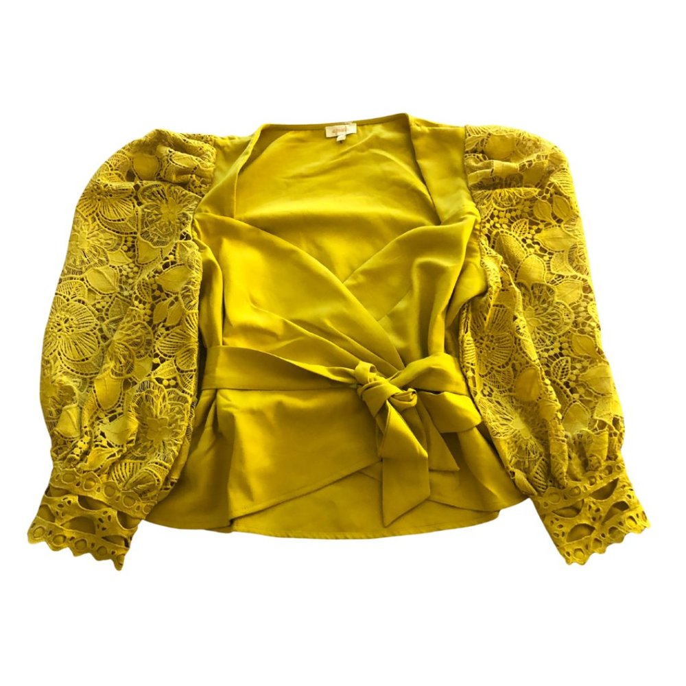 Fashion Nova Green Lace Blouse